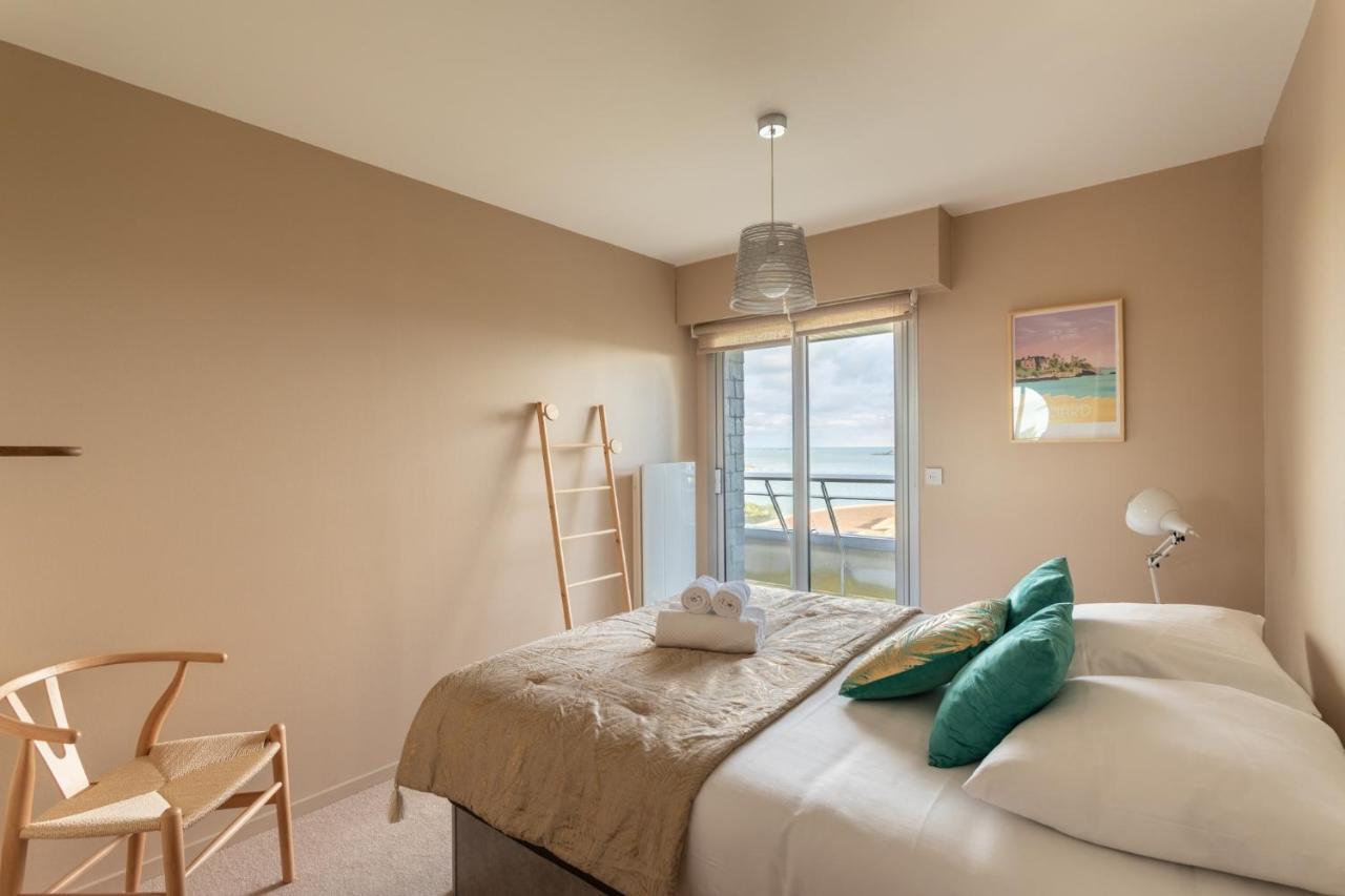 Heol - Appartement 2 Chambres - Vue Mer Et Parking Dinard Eksteriør billede